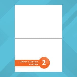 A4-02NSE Sheet Labels