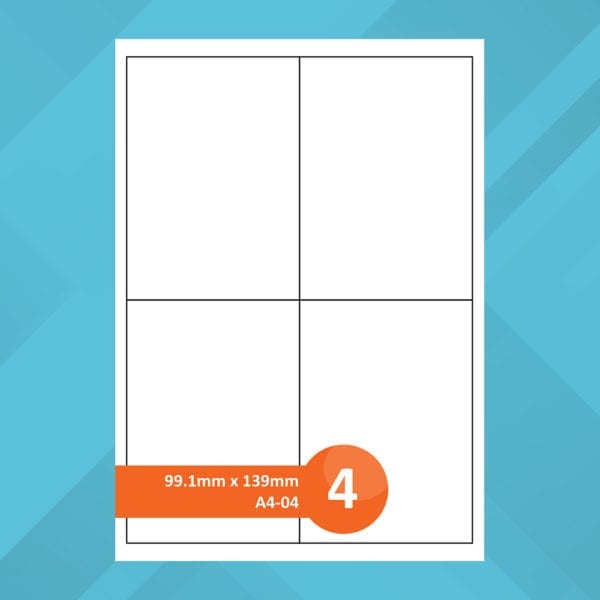 A4-04 Sheet Labels